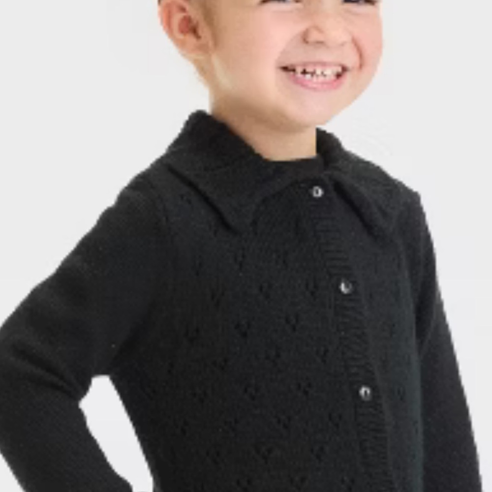 Cat & Jack Black Knit Sweater